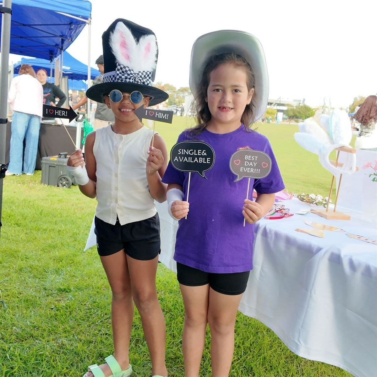 Smiling guest at a Perth photo booth